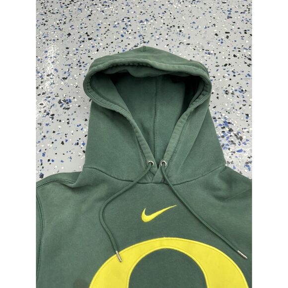 Oregon Ducks Nike Middle Swoosh Men's Hoodie Size Small Green Spot Read - Picture 3 of 4